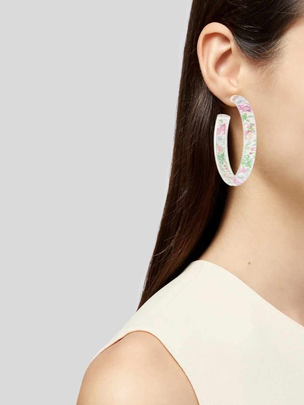 Alison Lou Loveshack Fancy Collaboration Hoop Earrings